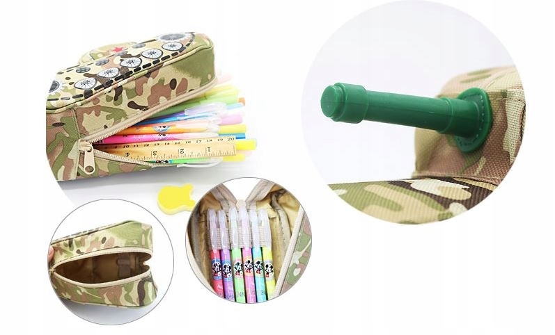 PIÓRNIK SZKOLNY DO PIERWSZEJ KLASY WOJSKOWY CZOŁG Typ inny