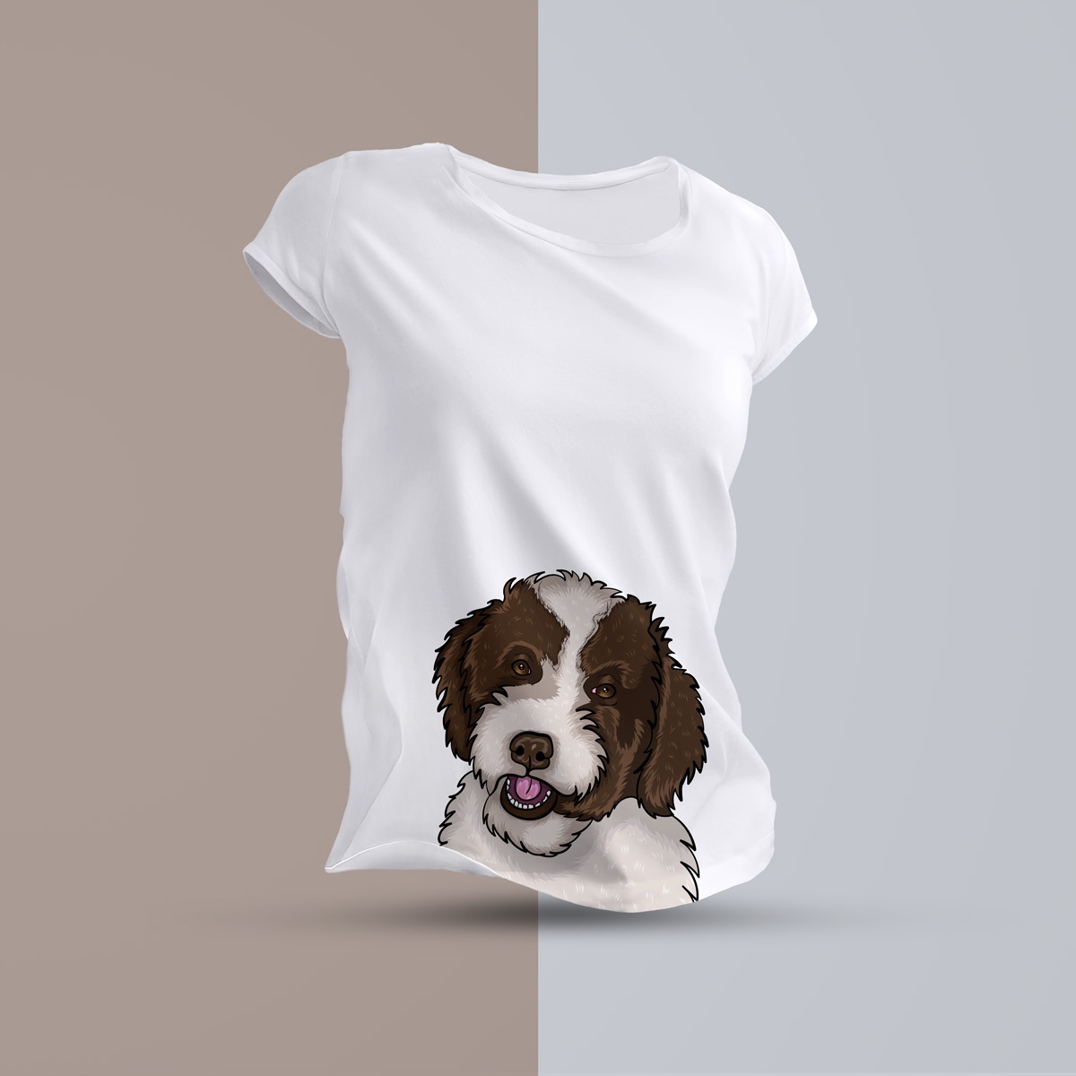 

Koszulka damska lagotto romagnolo grafika pies
