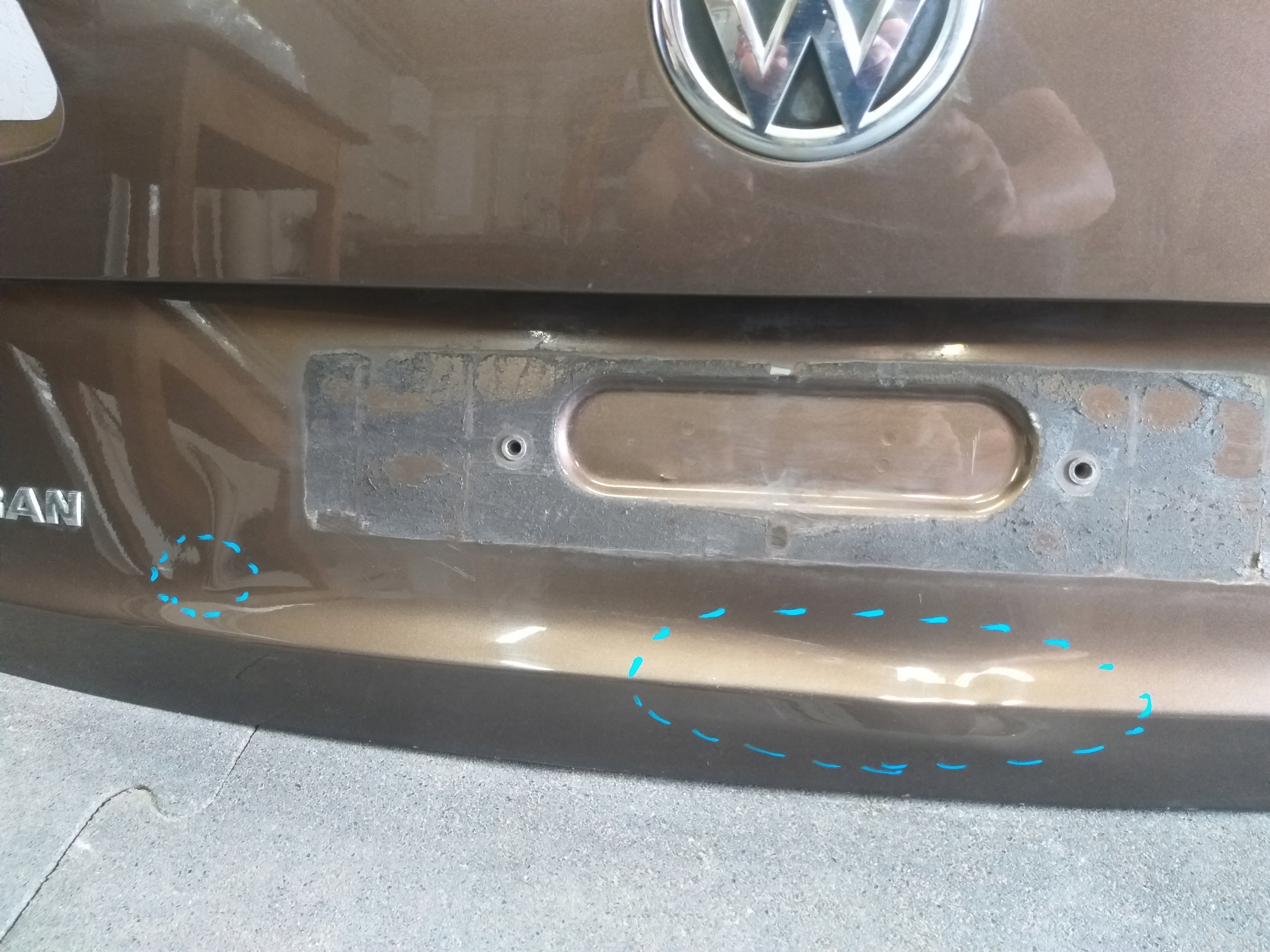 BOOT DOOR VW TOURAN 1T 10-15