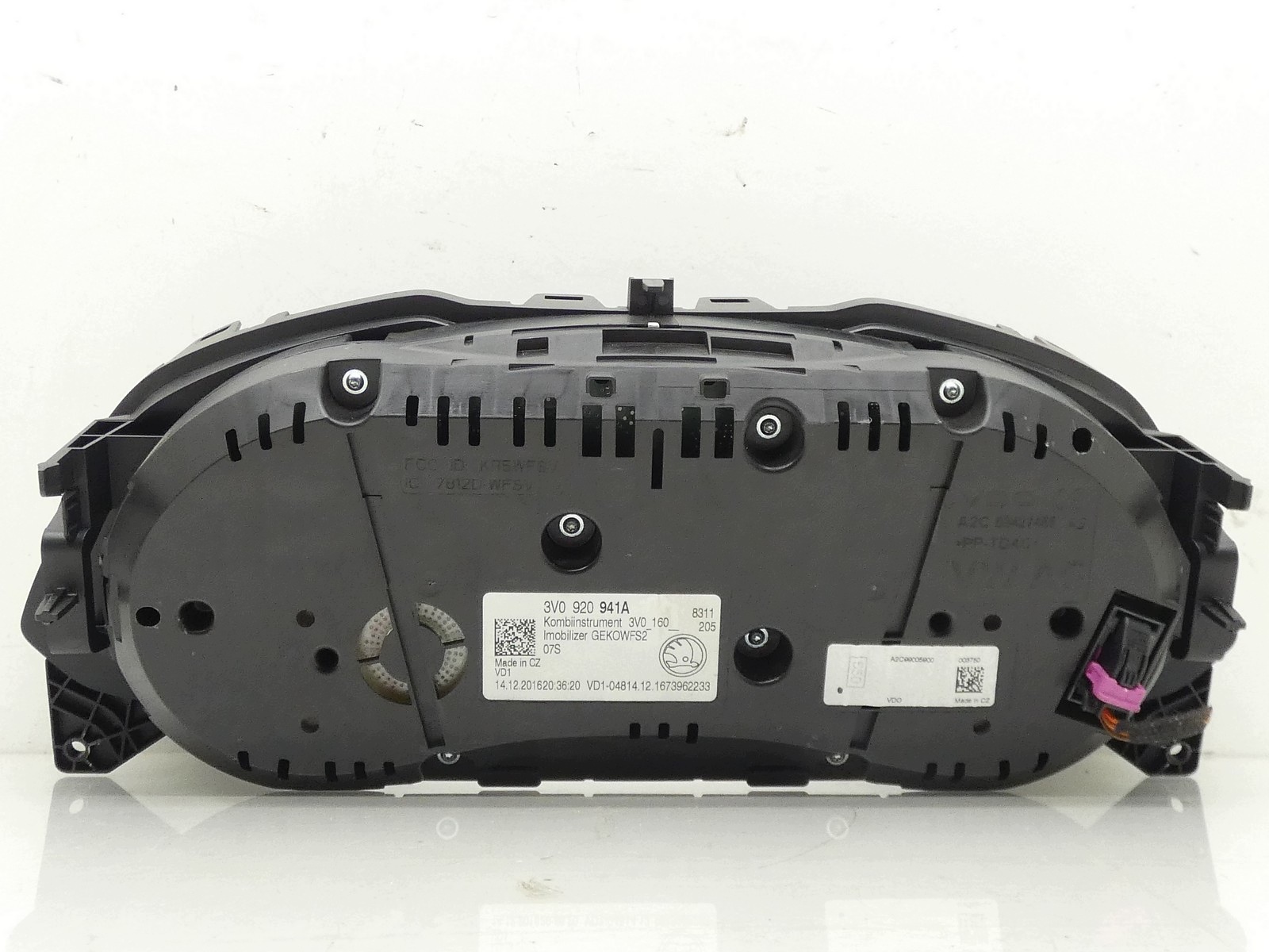 dials clock dials display SKODA SUPERB III 2.0 TDI CRL 3V0920941A