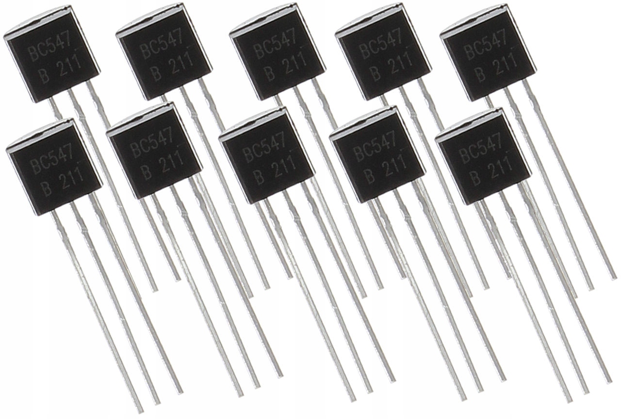 

Tranzystor BC547 Npn Bipolarny Arduino 10szt