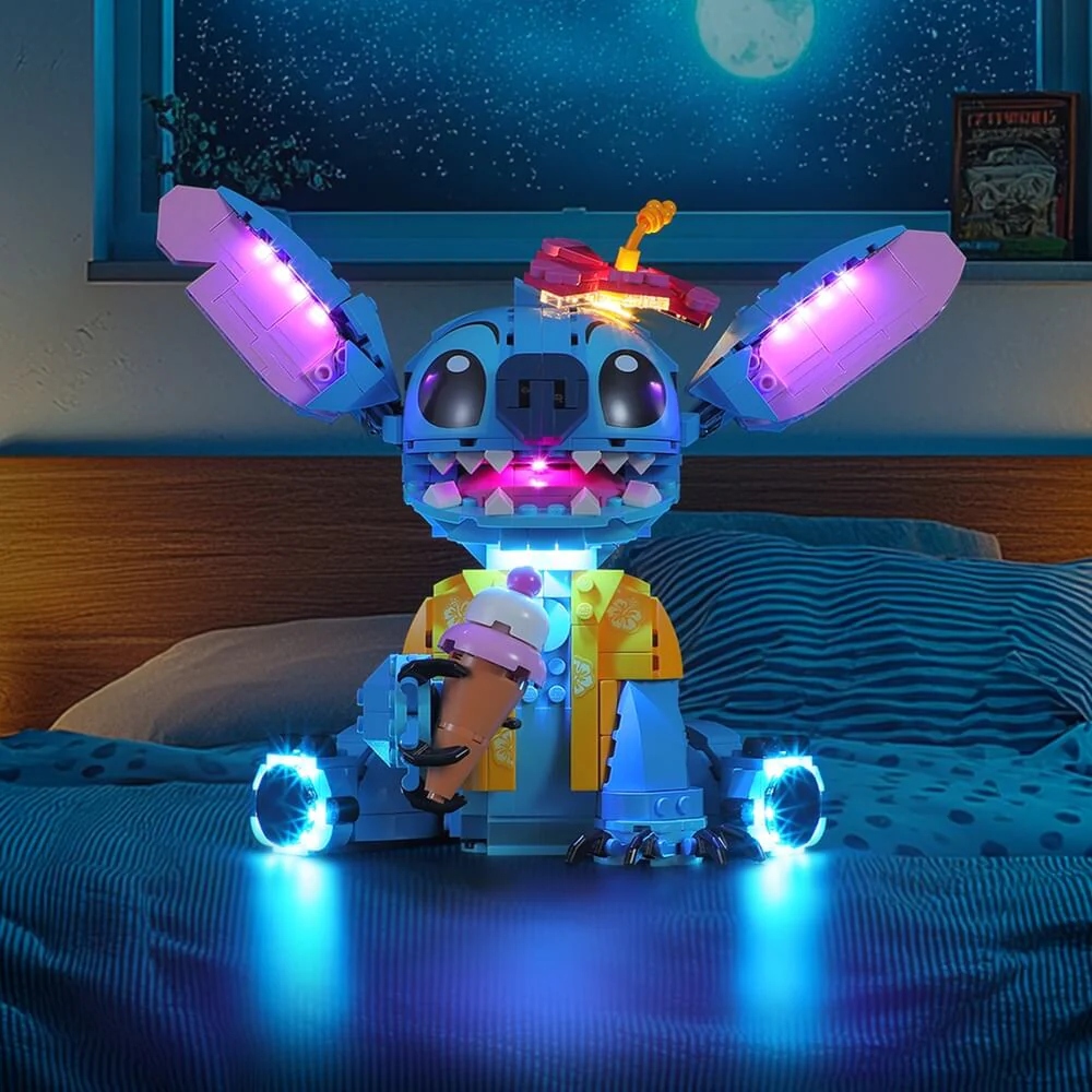 Oświetlenie Led Briksmax 2.0 do zestawu Lego Niebieski Stitch 43249