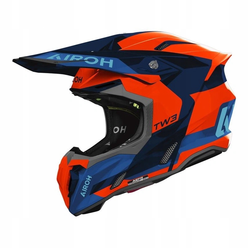 Helma Airoh Twist 3 Fancy Blue Orange Gloss oranžová modrá Darčeky