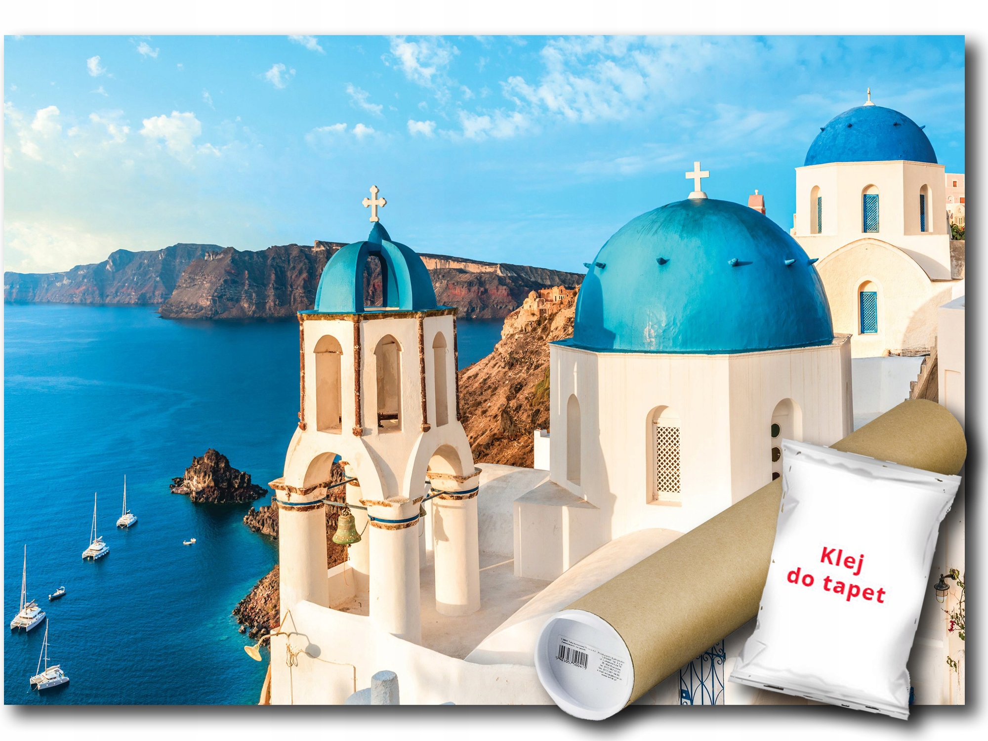 Vinylová Fototapeta Řecko Santorini 312x219