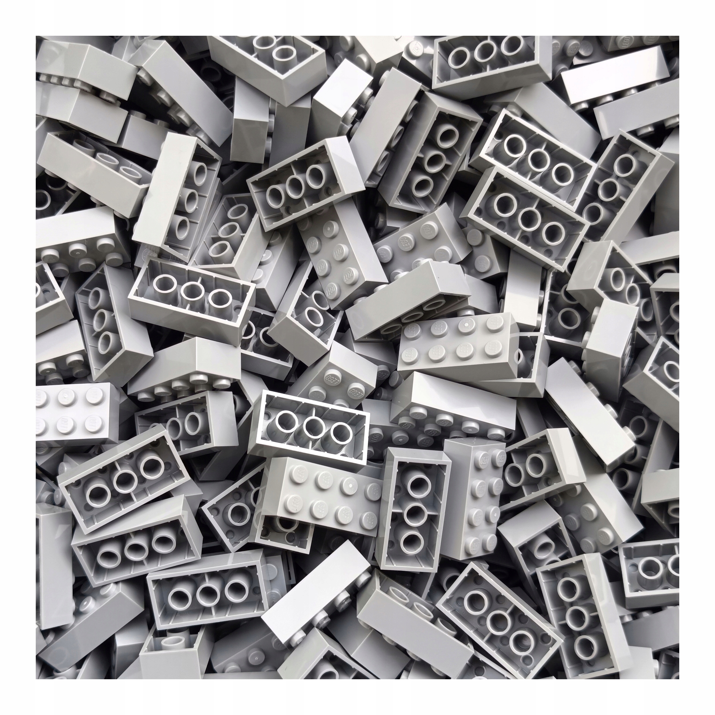 Lego Kostka Cihla 2x4 Světle šedá Lbg 4211385 3001 100 Ks