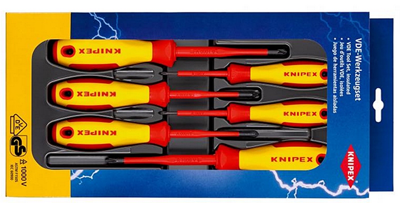 Šroubováky izlované 1000V Komplet 002012V03 Knipex