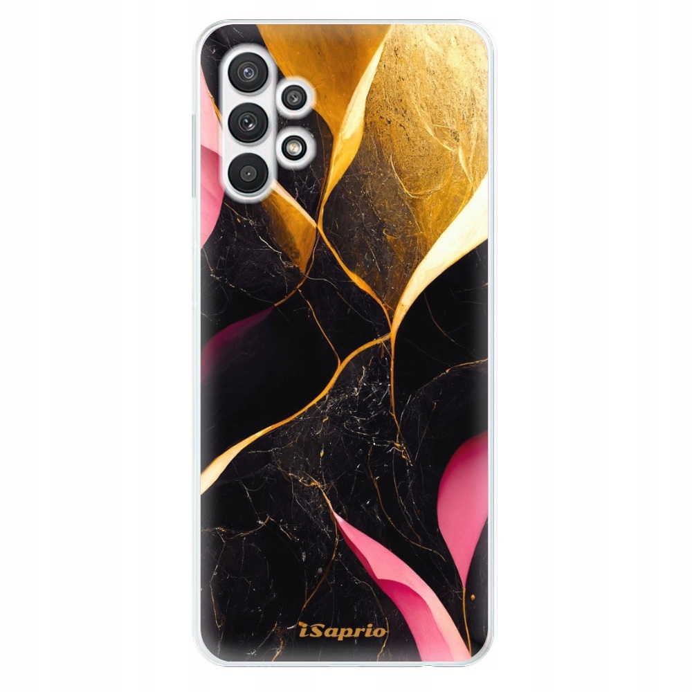 Silikonowe etui iSaprio Gold Pink Marble do Samsung Galaxy A32 5G