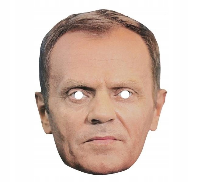 

Maska Papierowa Donald Tusk Polityk Platforma
