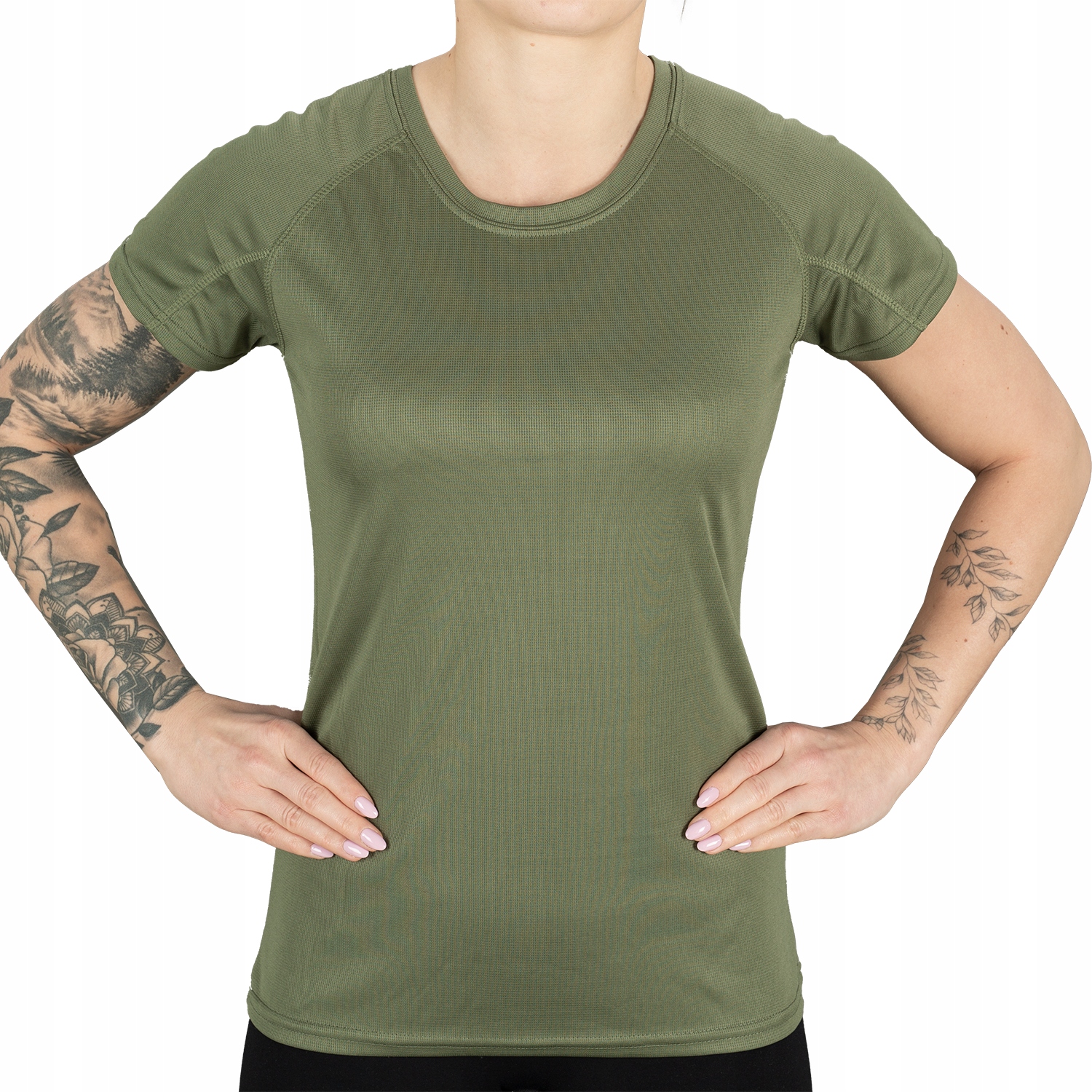 KOSZULKA DO BIEGANIA TERMOAKTYWNA sportowa damska Rękaw krótki rękaw