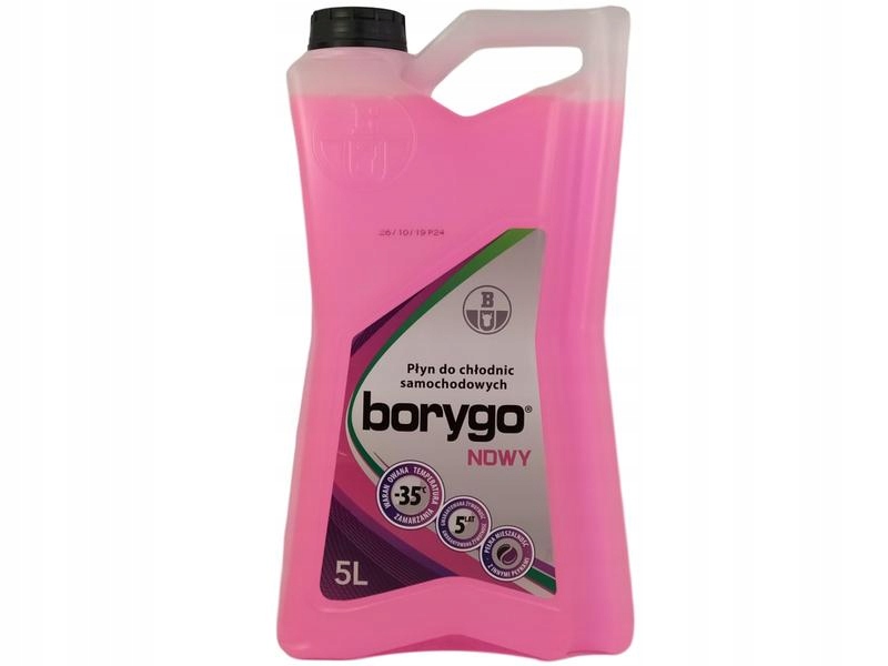 

Borygo New Różowy Gotowy Płyn Chłodniczy 5L