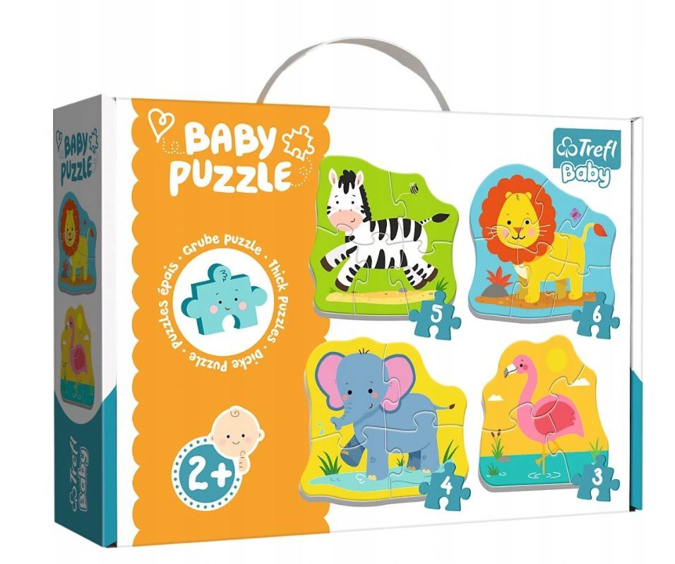 

Puzzle Baby Trefl Zwierzątka na Safari Obrazki 2+