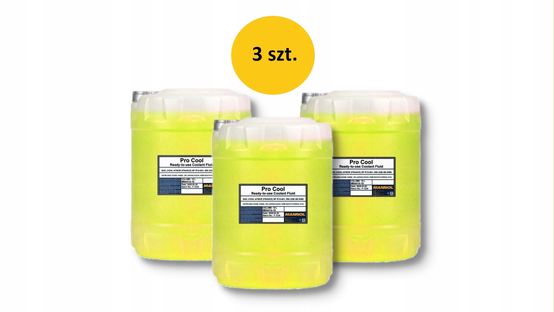 MANNOL PŁYN DO CHŁODNIC PRO COOL 20L MOTOCYKLOWY (-40ST.C/+135ST.C) GOTOWY