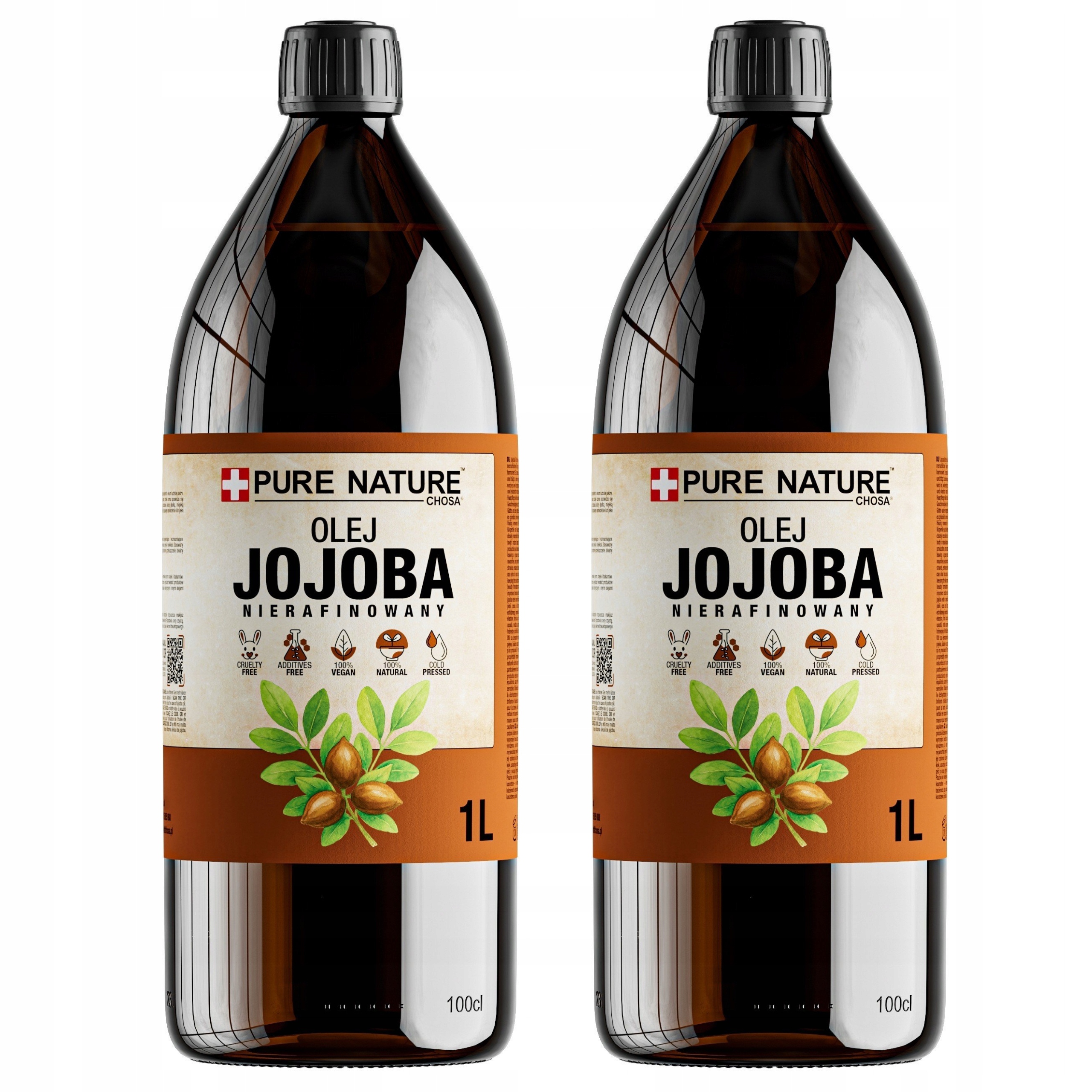 Jojobový Olej Přírodní Lisovaný Za Studena Nerafinovaný 2x1L