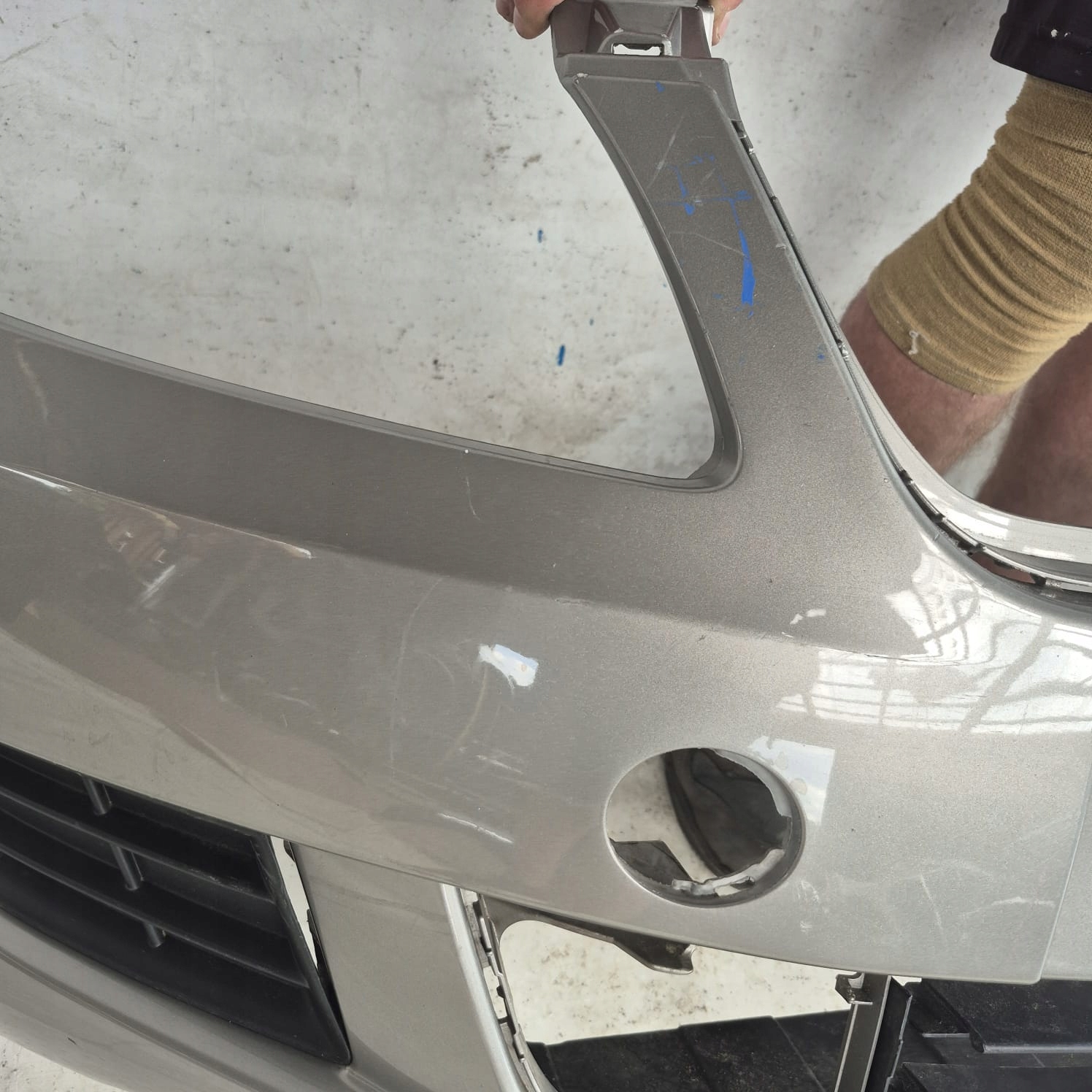 SKODA FABIA II LIFT 10-14 bumper front front 5J0807221D