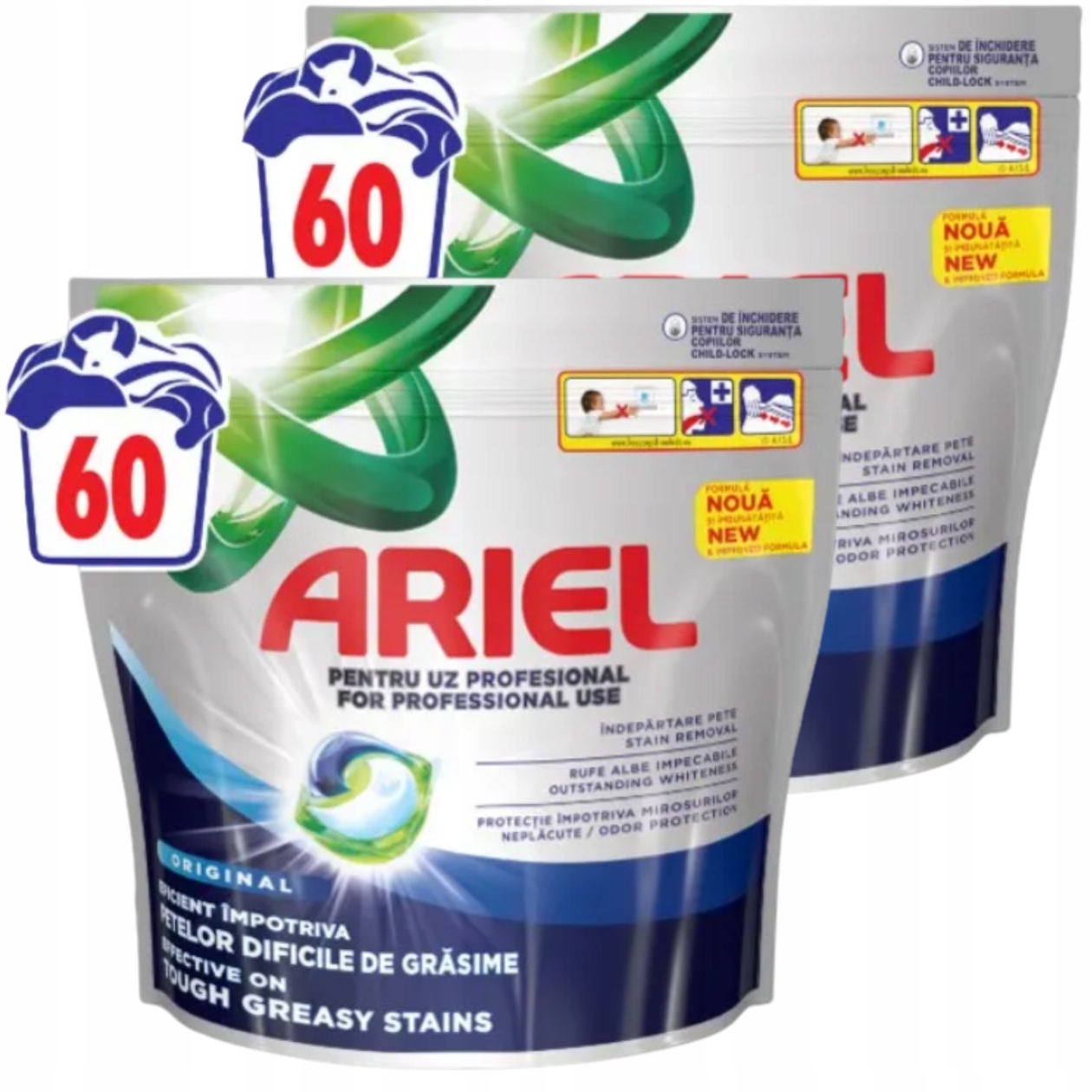 Ariel Kapsle na praní 3v1 All in One Regular 120 Ks