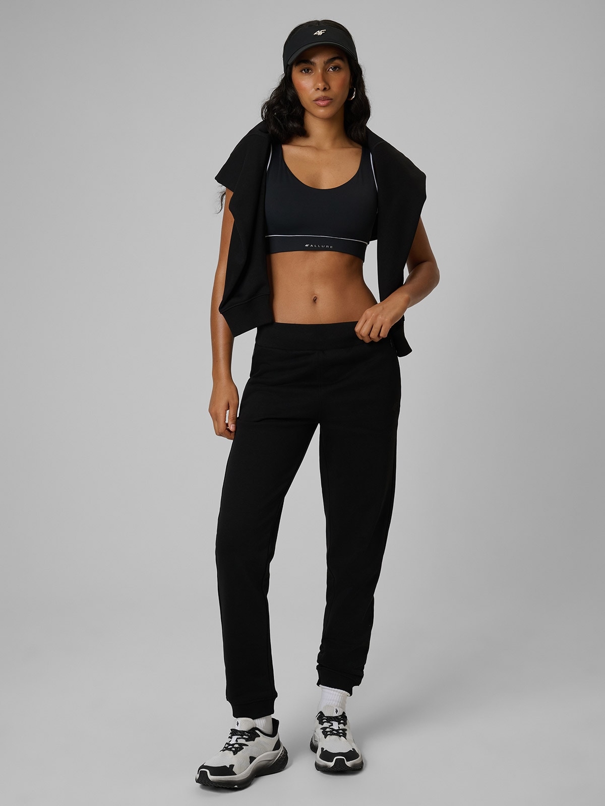 4F Dámské teplákové kalhoty Černá S