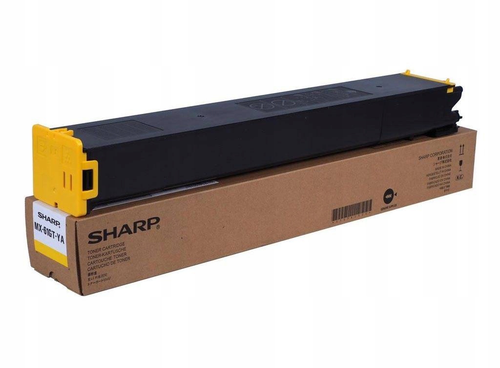 Toner Sharp MX-61GT-YA 24 tisíc Y Originál MX 2630 2651 3050 3051 3060 3061