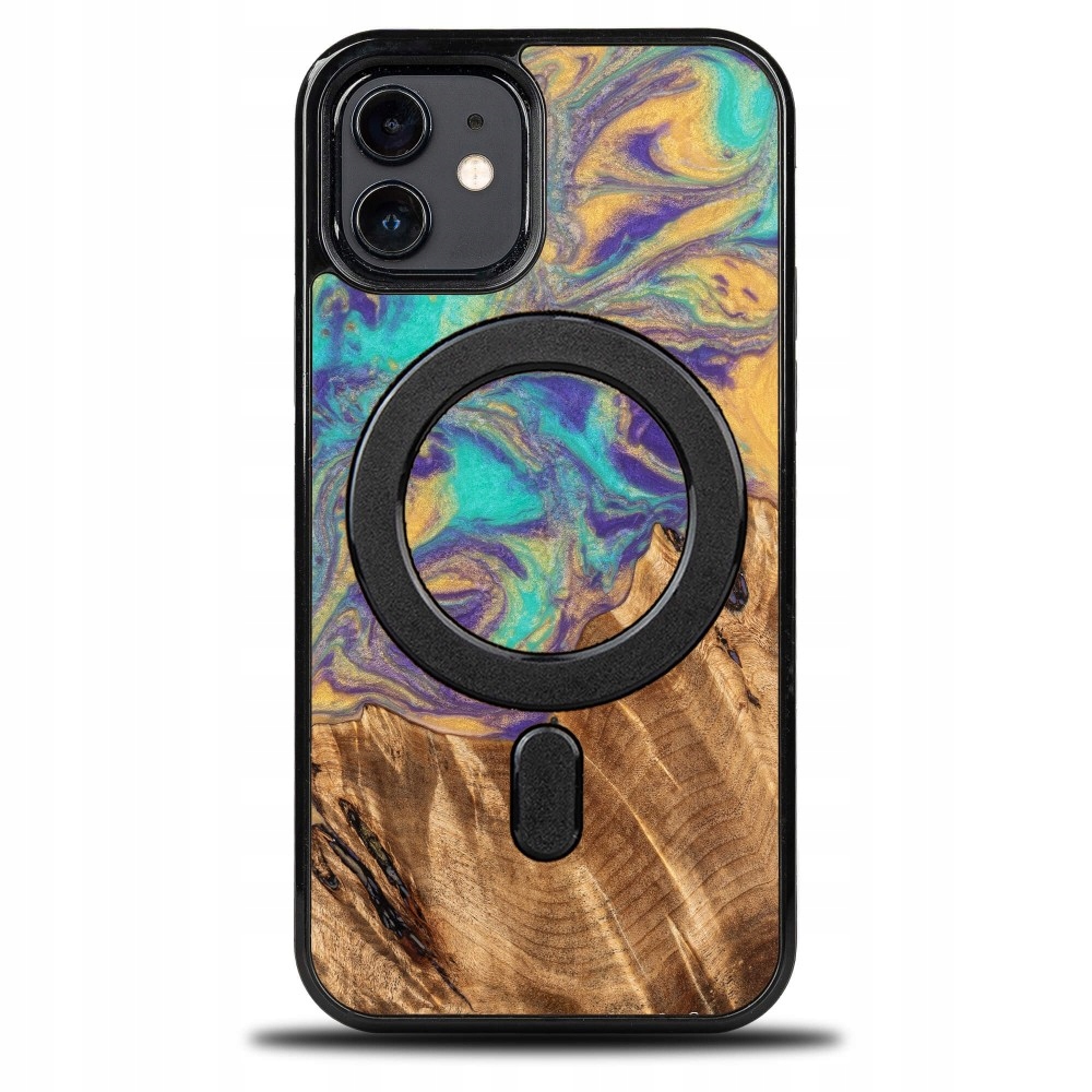 Pouzdro Bewood Unique pro iPhone 12/12 Pro Planety Merkur s MagSafe