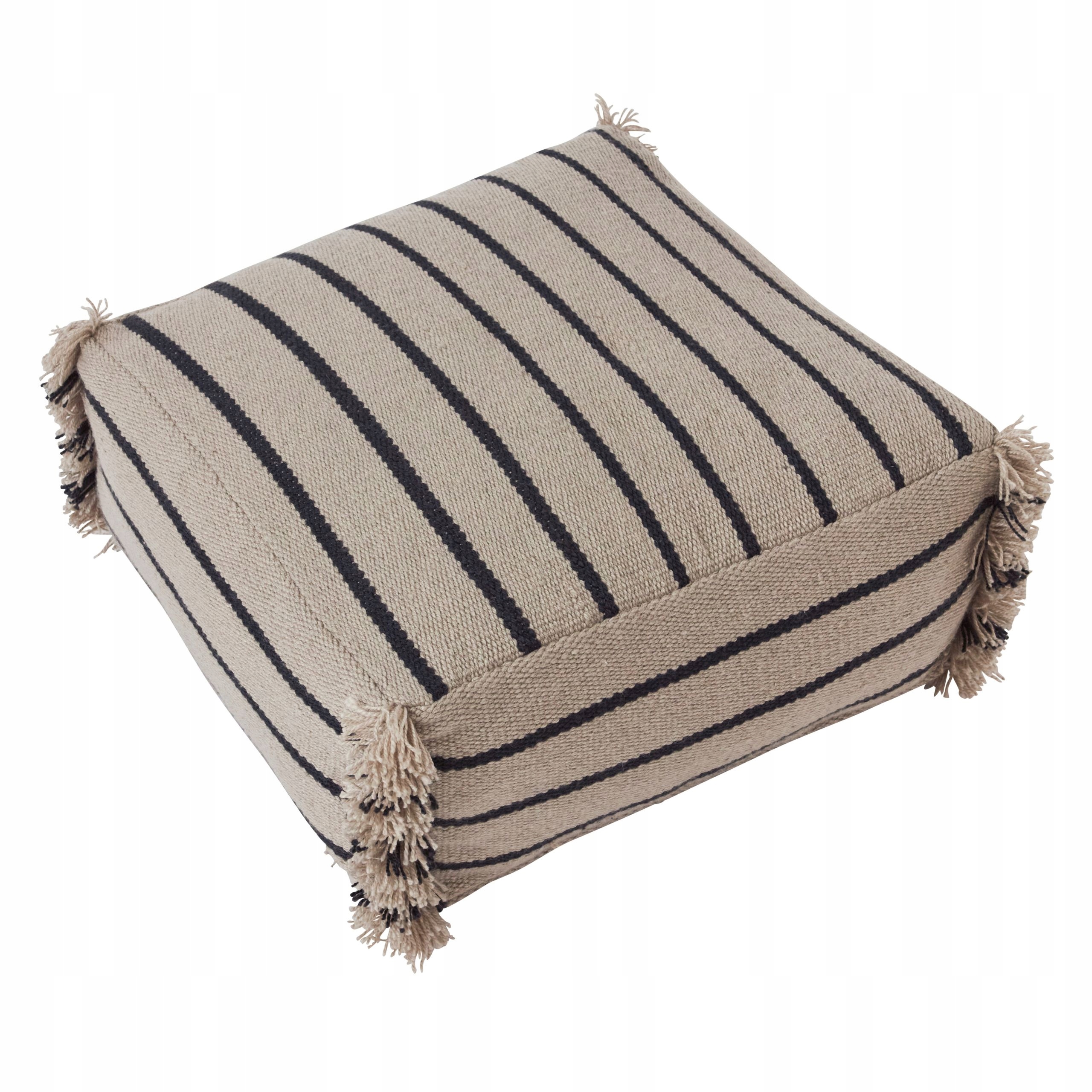 Sedací Vankúš Na Terasu S Podnožkou, Štýlový Handmade, Látkový, Lanko Oyoy