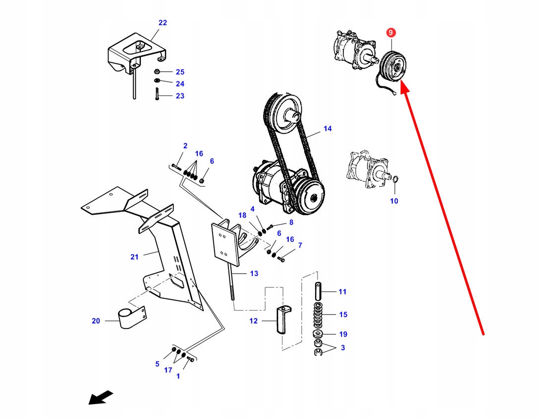 La323123900 кондиционер компрессор сцепления