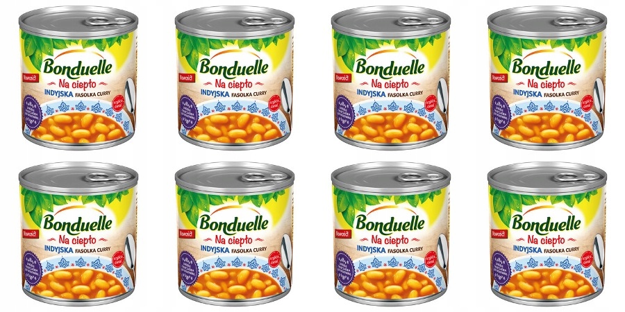 Levně 8 x 430 g Bonduelle Indické kari fazole