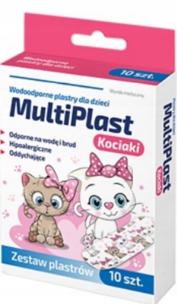 

Zestaw Plastrów Dla Dzieci MultiPlast Kociaki