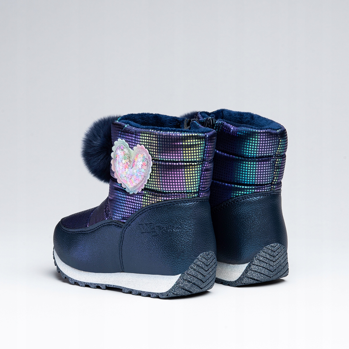 Śniegowce dziewczęce OCIEPLANE urocze miękkie wygodne SUWAK lekkie Wojtyłko Płeć dziewczynki