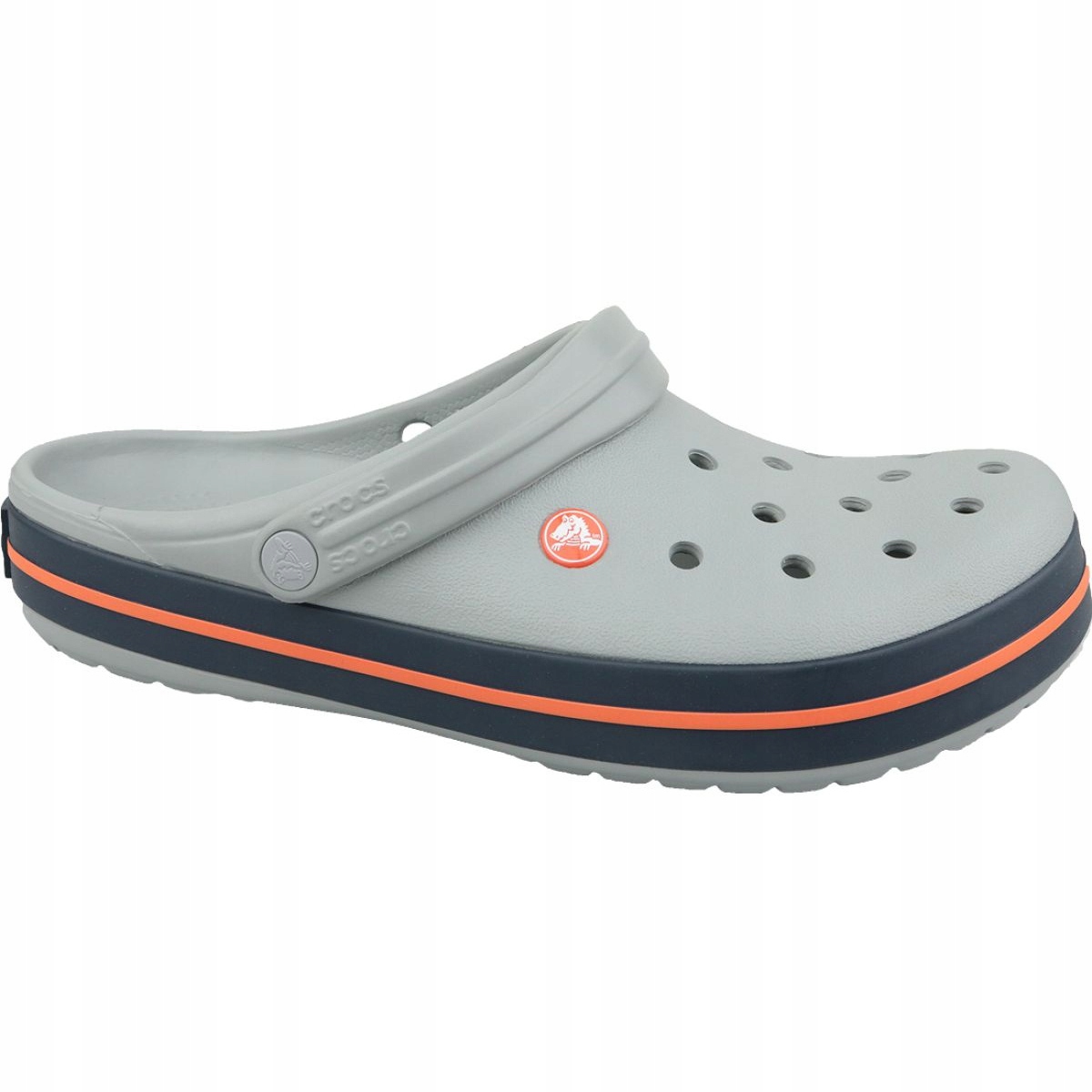 

Szare Syntetyk Buty Mężczyźni Klapki Crocs r.37