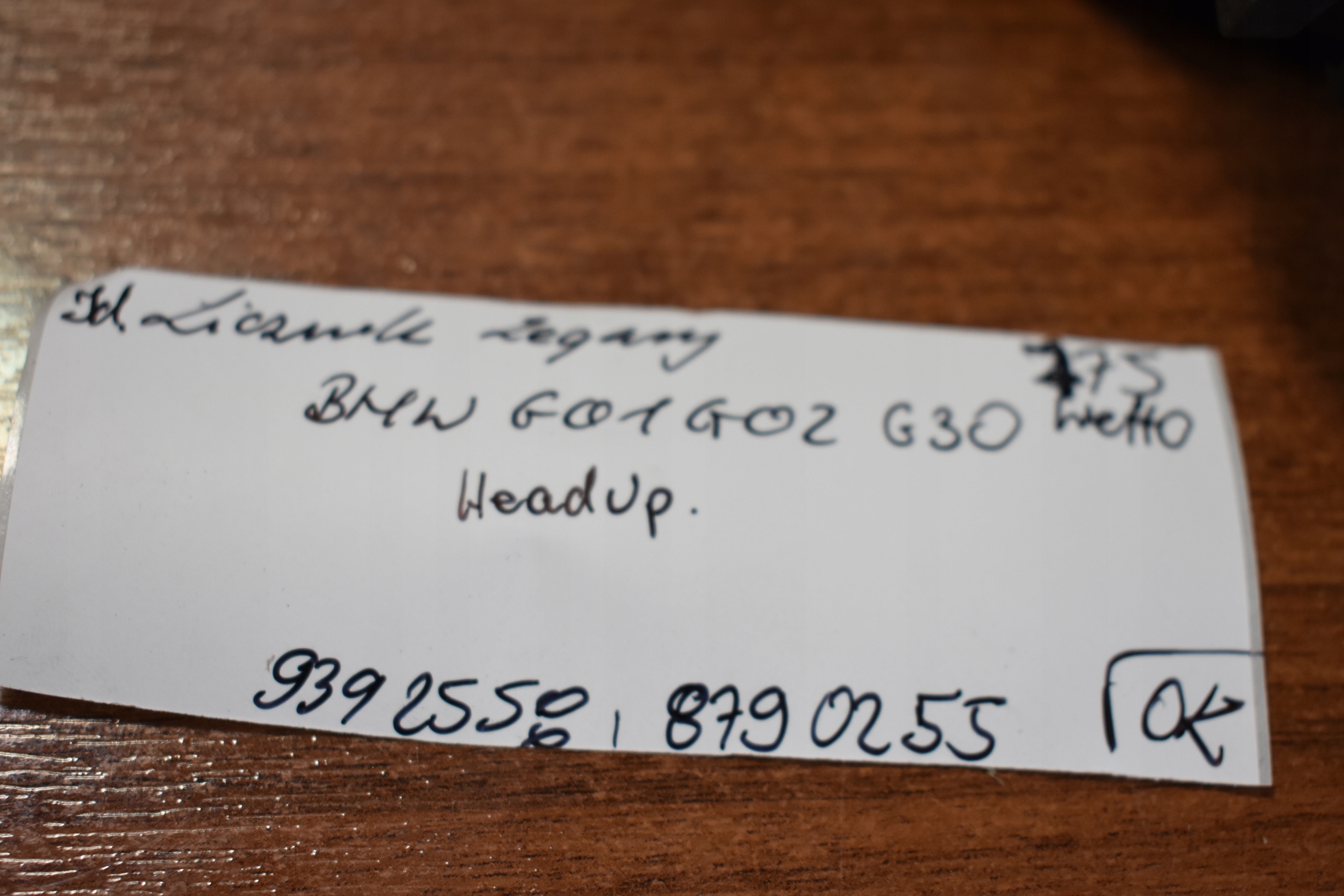 IDEALNY dials dials HEADUP HEAD UP BMW G01 G02 G30 1