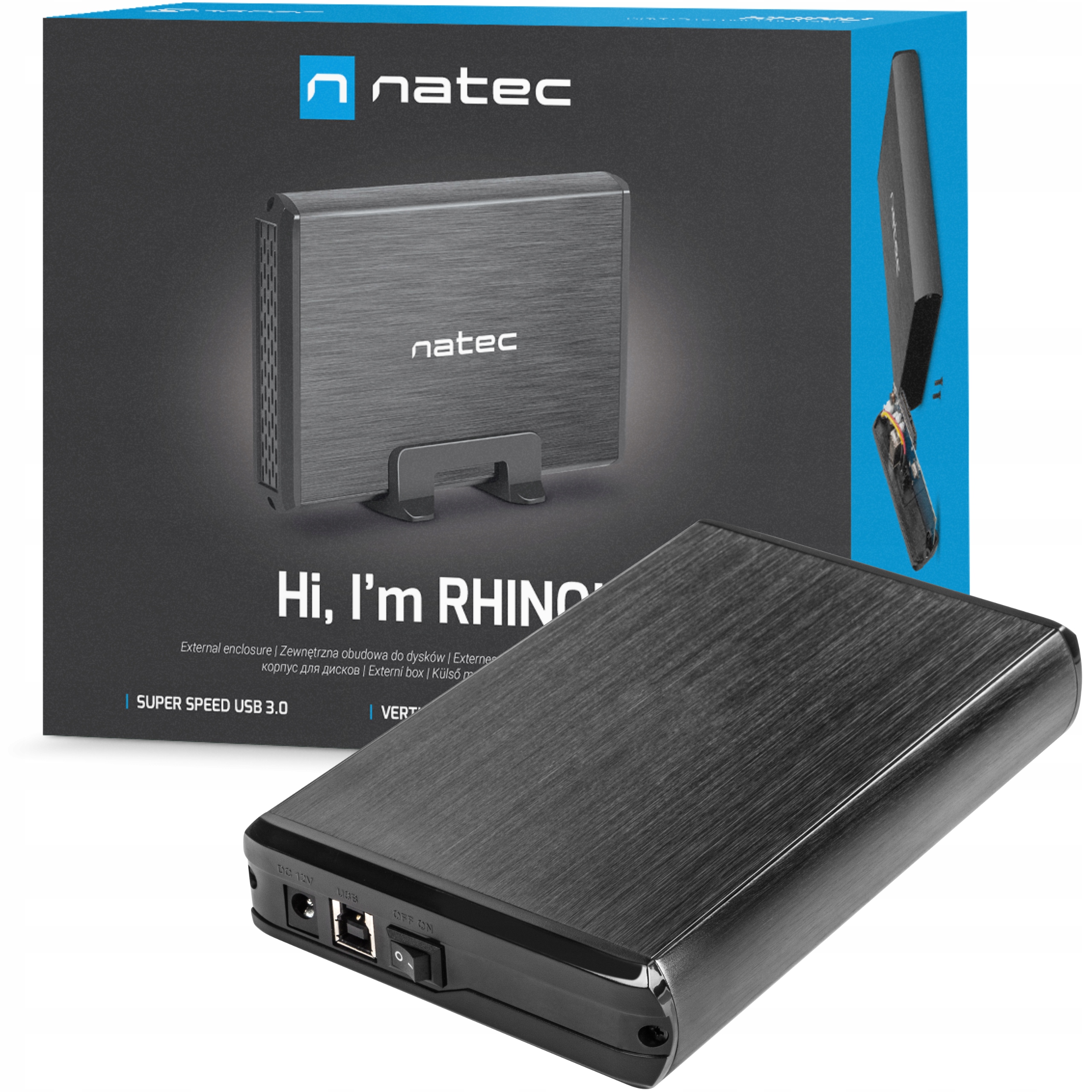 

Obudowa Kieszeń Na Dysk Hdd Sata 3.5'NATEC Usb 3.0