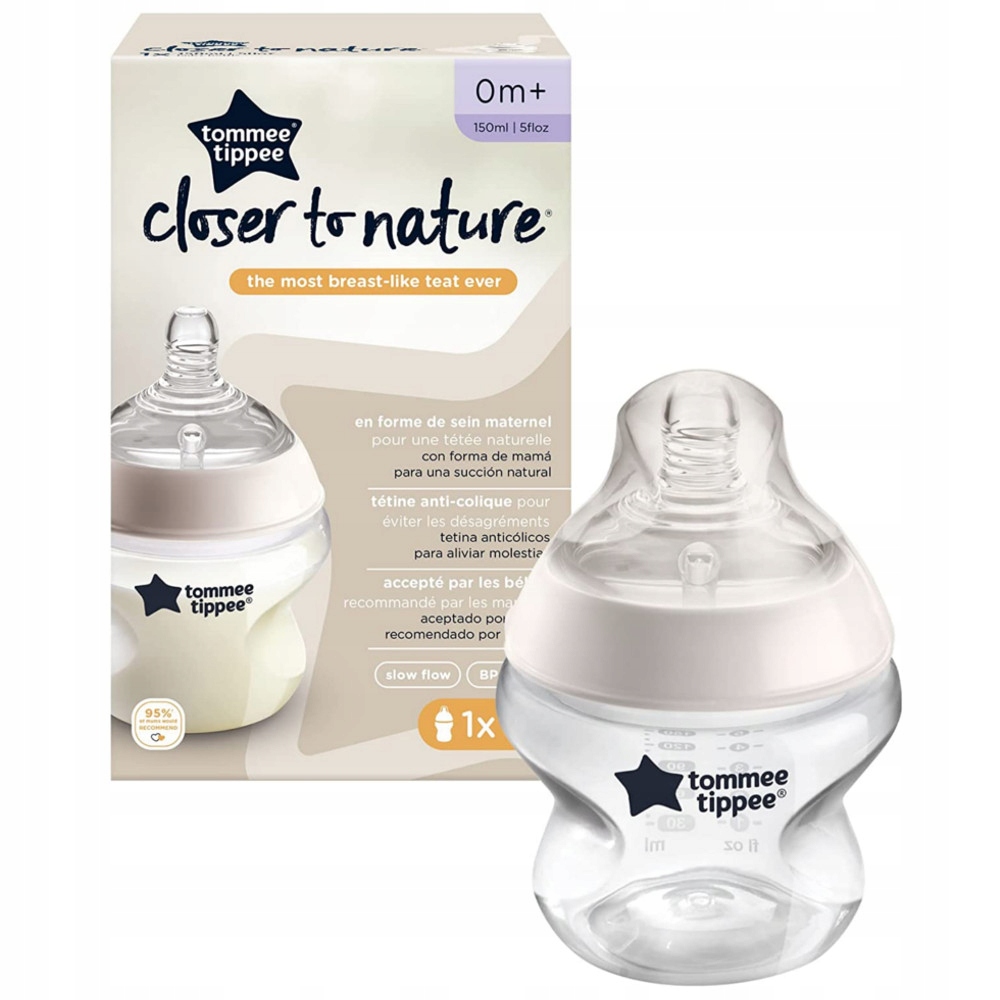 

Tommee Tippee Butelka Antykolkowa Smoczek 0m 150ml