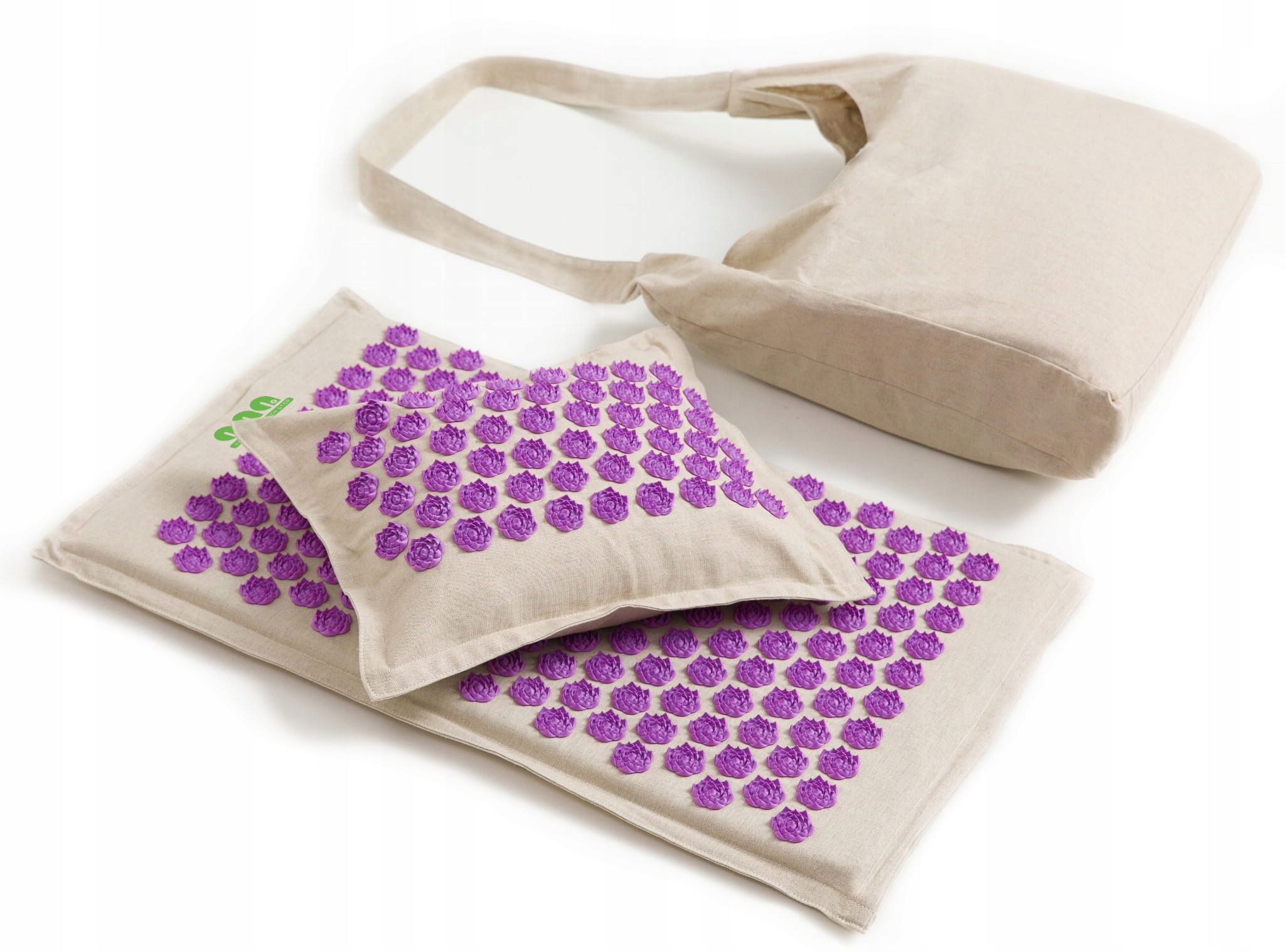 

Ekologiczna Mata Masująca Akupresurowa Z Poduszką