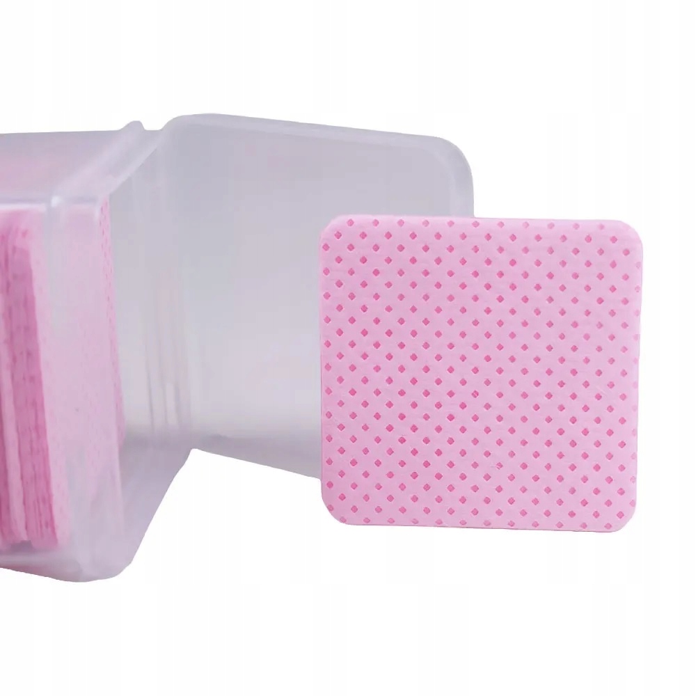 WACIKI BEZPYŁOWE PERFOROWANE PŁATKI KOSMETYCZNE W PUDEŁKU RÓŻ 200SZT Kod producenta 99714