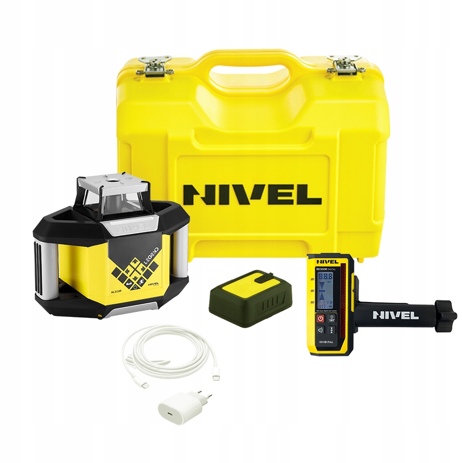Nivel System Niwelator Laserowy NL320R Digital Z Odbiornikiem RD300R
