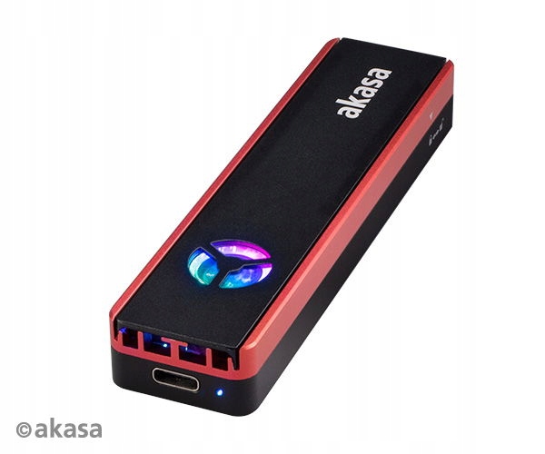 Akasa Usb 3.2 Gen 2 zewnętrzna obudowa na dysk M.2 Ssd Rgb