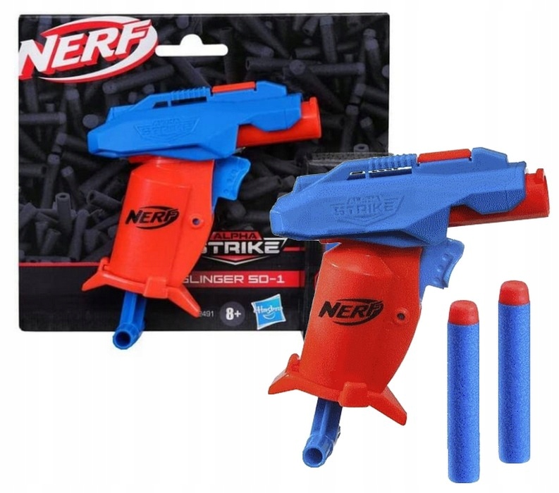NERF F2491 ALPHA STRIKE SLINGER SD-1 + 2 strzałki