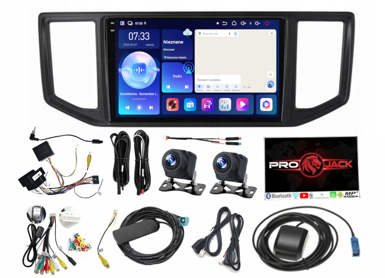 Autorádio S Gps Navigací Android Vw Crafter 2017-2022 Wifi Usb 6GB 128GB Sim