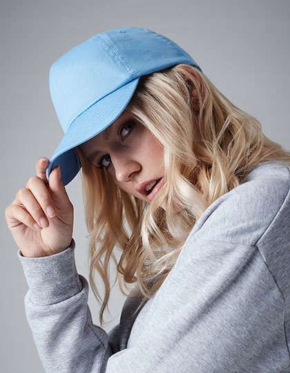 CZAPKA Z DASZKIEM SZYLDÓWKA Original 5 Panel Cap SAND Marka Beechfield