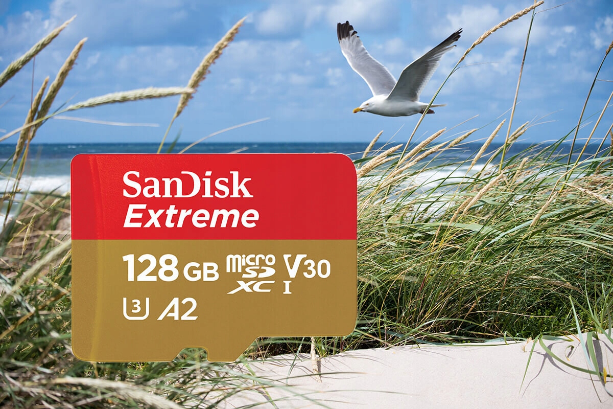Karta pamięci SANDISK microSDXC Extreme 128GB Pojemność karty 128 GB