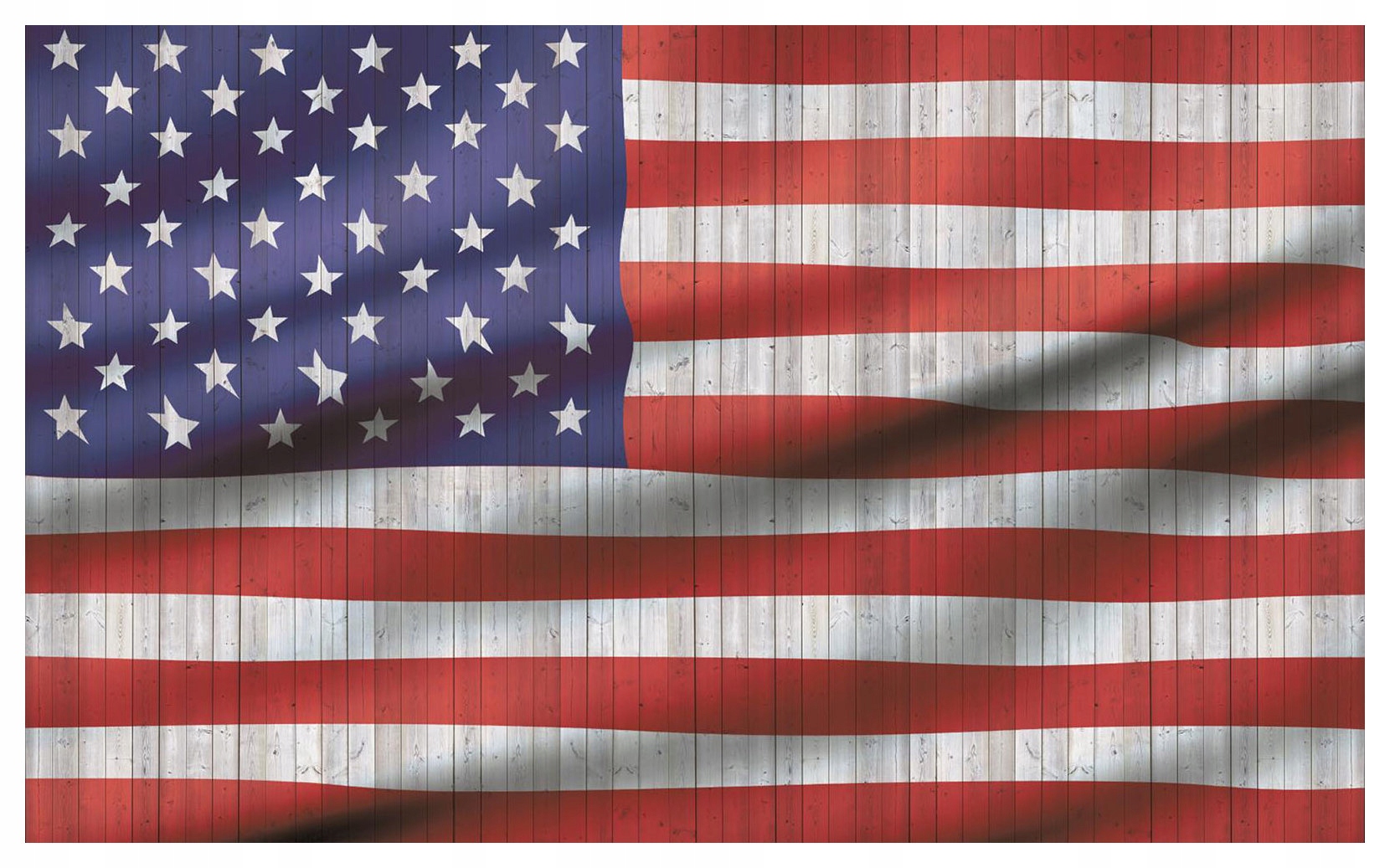 Fototapeta Americká vlajka na dřevě, vlastenecký design 416x254 lepidlo