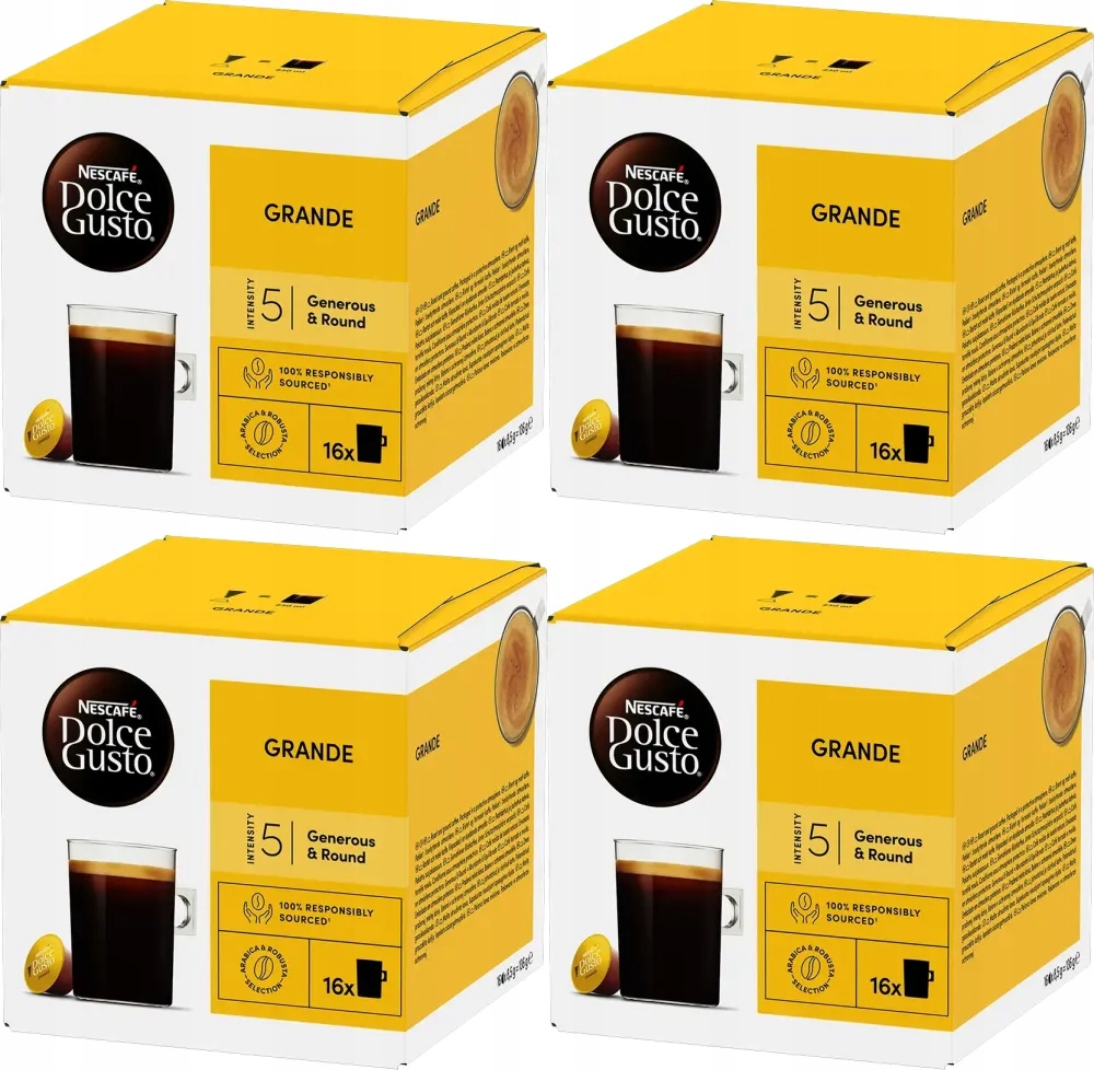 Kapsułki Nescafe Dolce Gusto Grande Kawa 30 szt x4