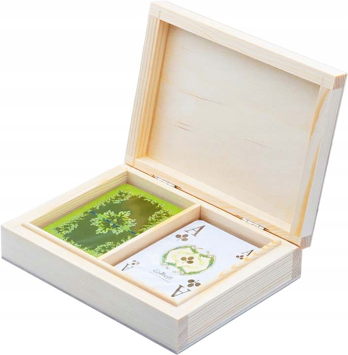 

Karty Do Gry Trefl Classic 55 W Drewnianym Pudełku