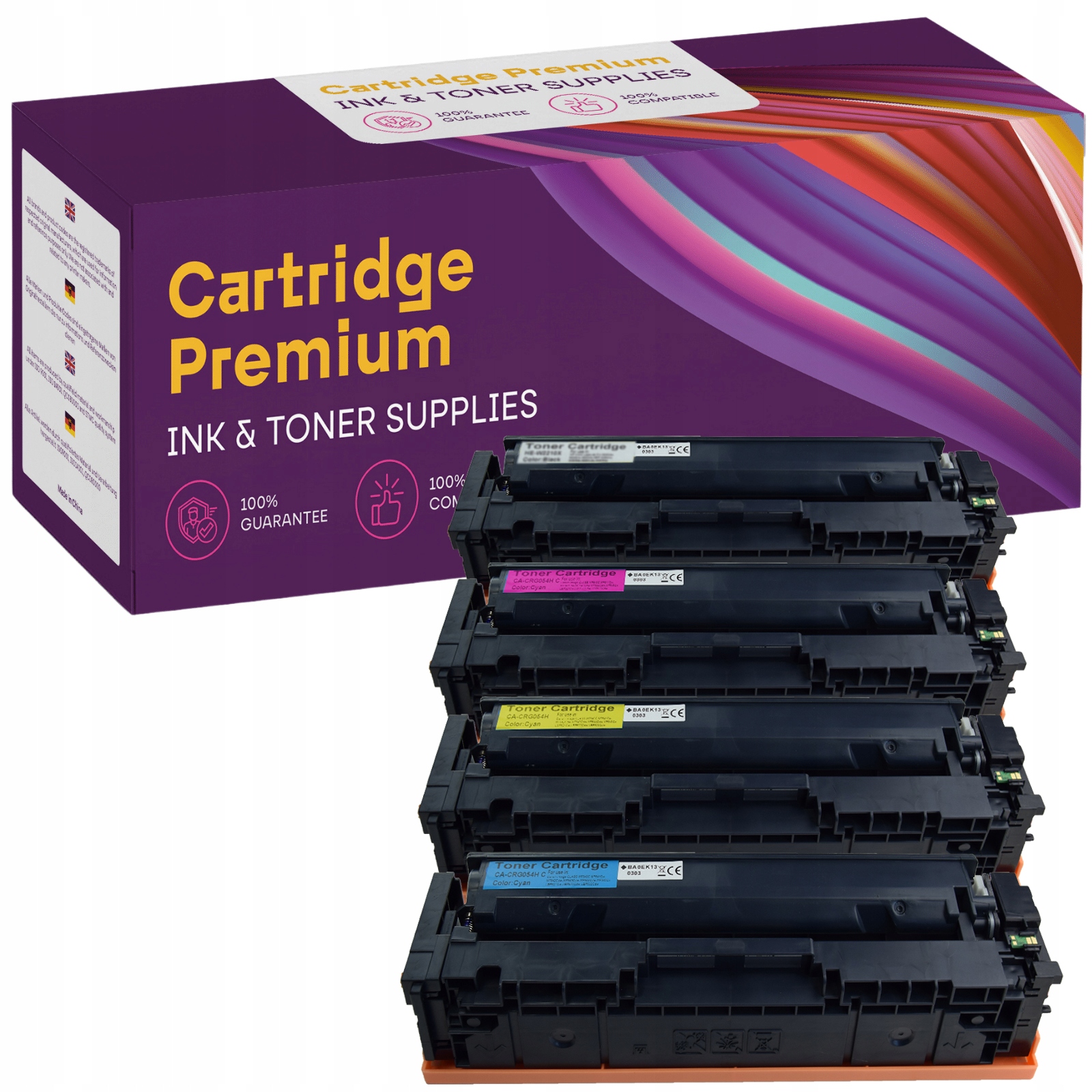 4x Toner do Canon iSENSYS LBP-620 640 MF640 MF650 MF651Cw