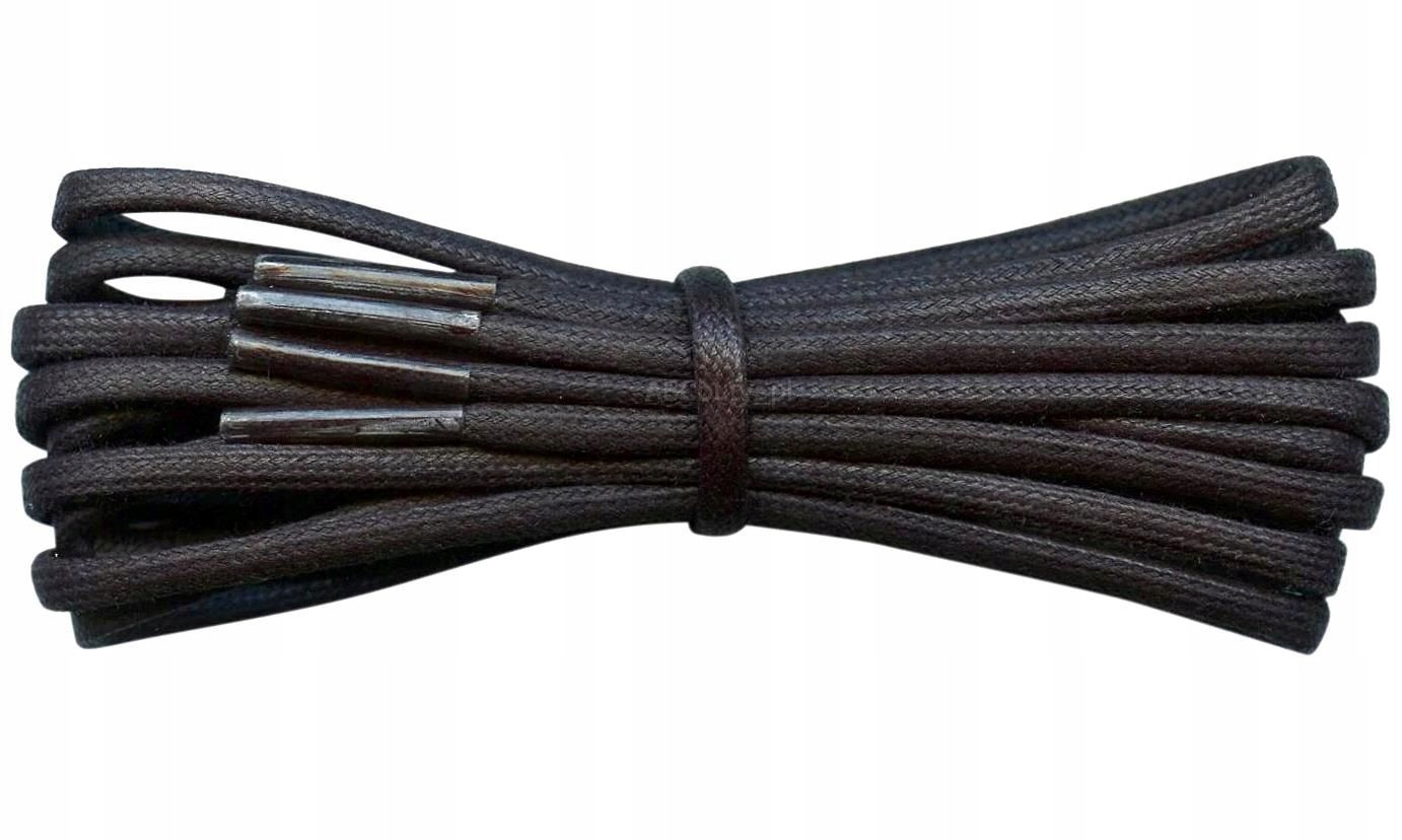 G15-90 CZARNE 3,5 mm WOSKOWANE SZNUROWADŁA 140 CM Marka inna