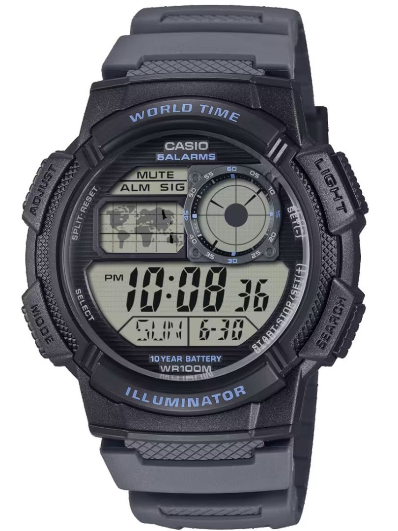 Pánské Hodinky Casio AE-1000W-8AVEF (zd073j) World Time Box