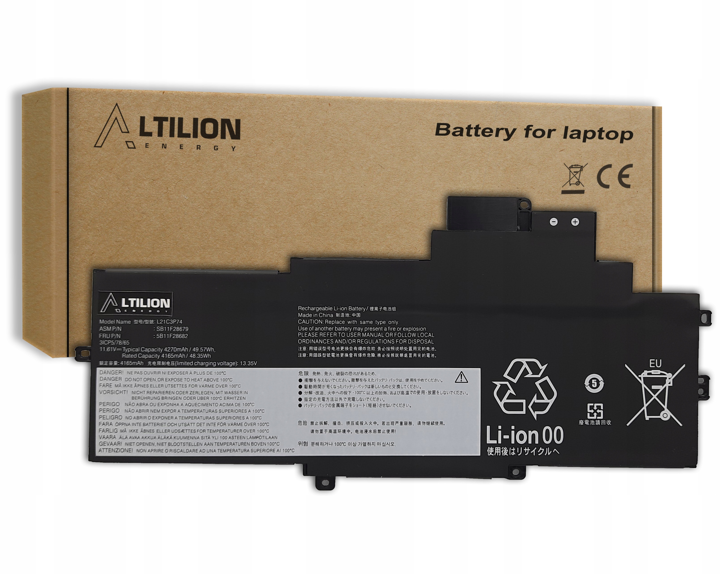 Baterie Altilion Energy L21C3P74 kompatibilní s Lenovo