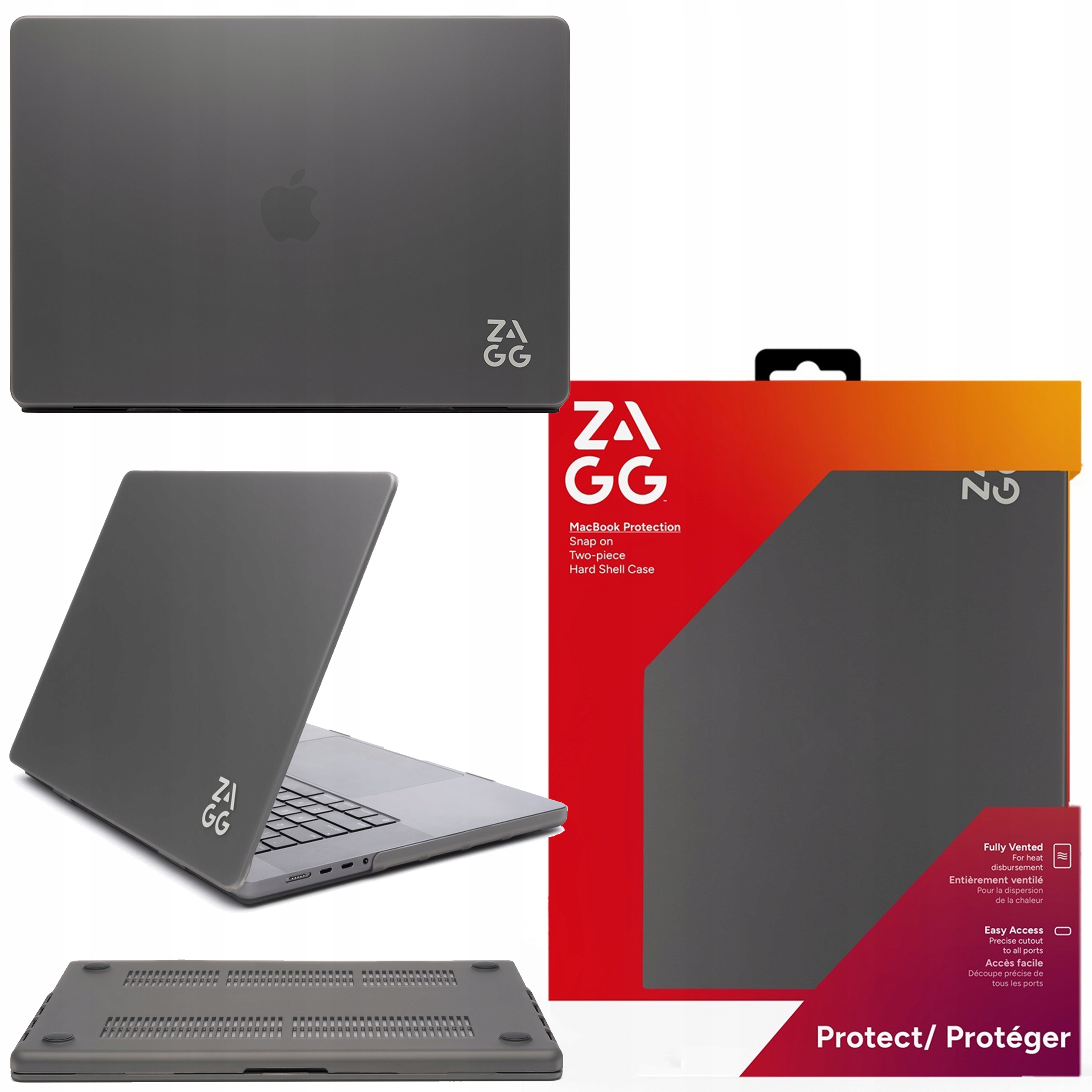 Zagg Snap On HardShell Case – pouzdro pro MacBook Air 13" M5 M4 M3 M2
