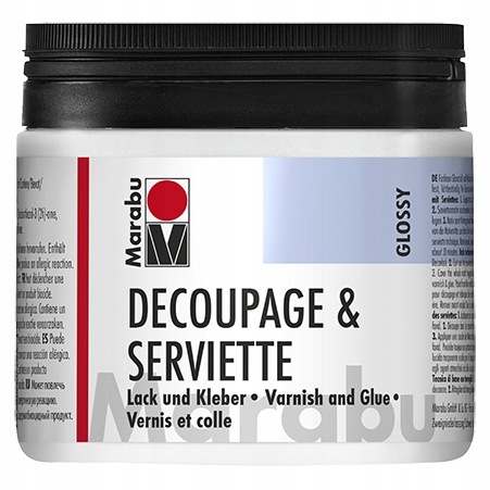 Marabu Lak-Lepidlo na decoupage lesklé 500 ml