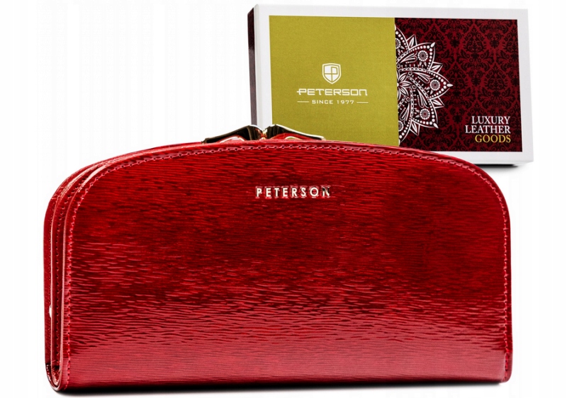 Dámská kožená peněženka Ptn 42123-SH Red