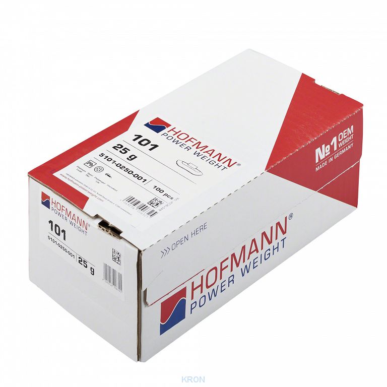 Ciężarki nabijane Hofmann 101 Std 25g koła stalowe Autoryzowany Dystrybutor
